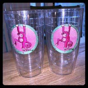 Lilly Pulitzer Tervis Tumbler Set 2 Monkey Pink